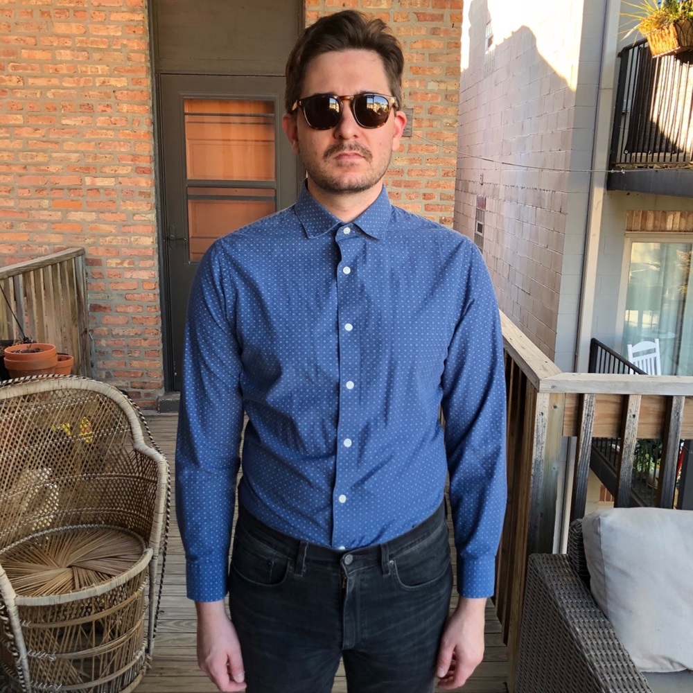 Banana Republic Tailored Slim Fit Button Down